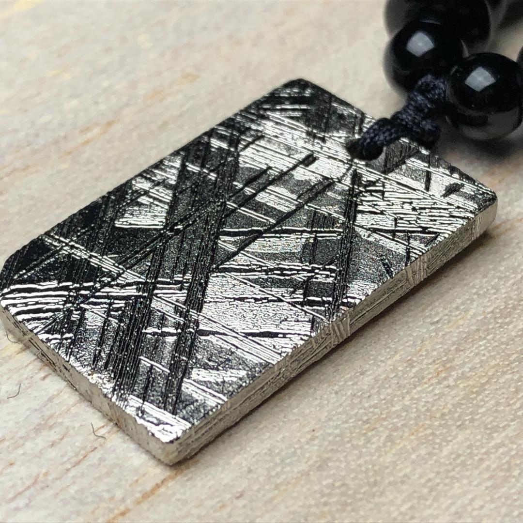 りょうすけ　ムオニオナルスタ隕石　メッキ処理済み　重さ約21ｇ