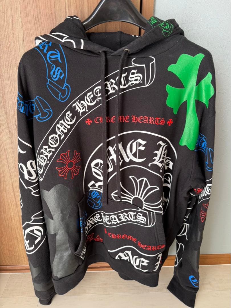 【希少✨️美品】Chrome Hearts マルチカラーパーカー Mサイズ
