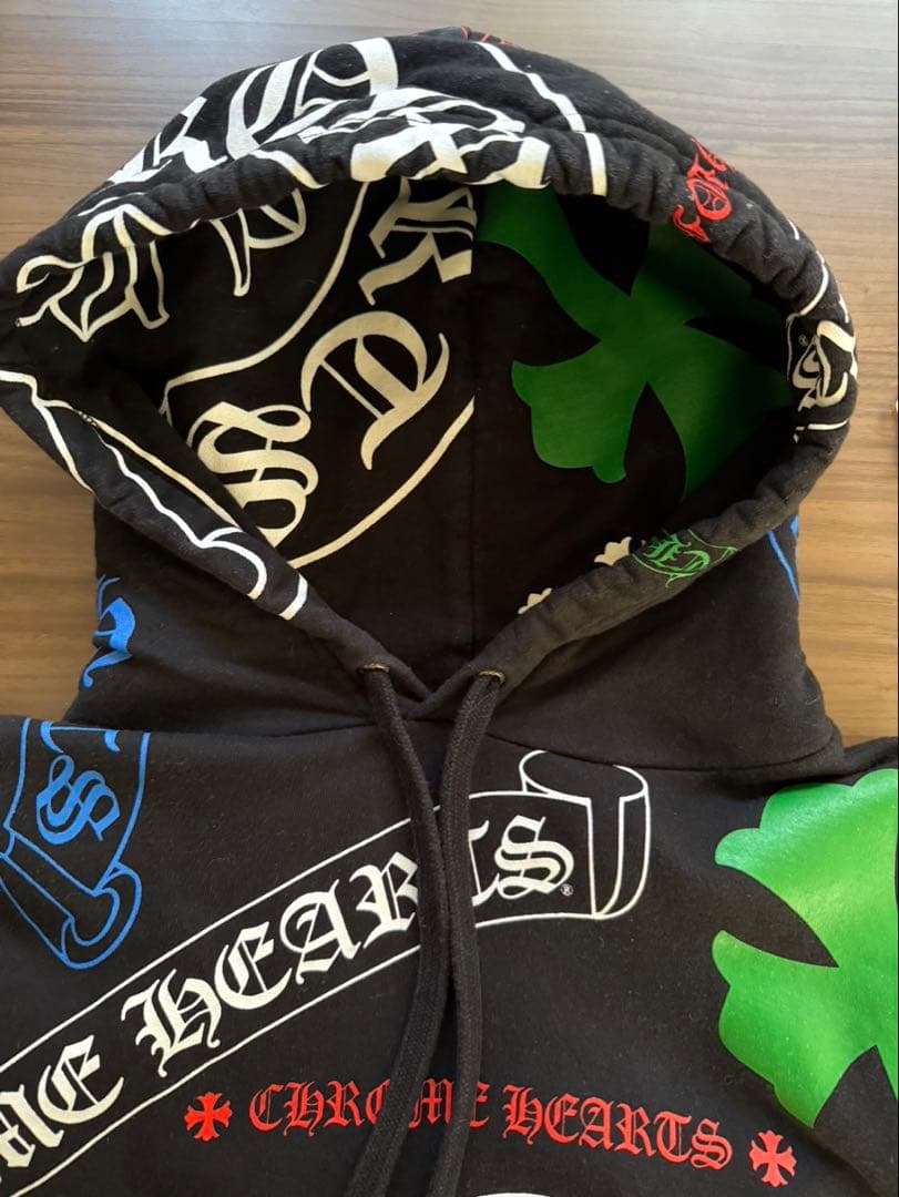 【希少✨️美品】Chrome Hearts マルチカラーパーカー Mサイズ