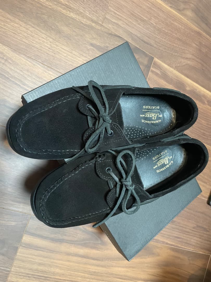 G.H.BASS×green label relaxingスエードデッキシューズ