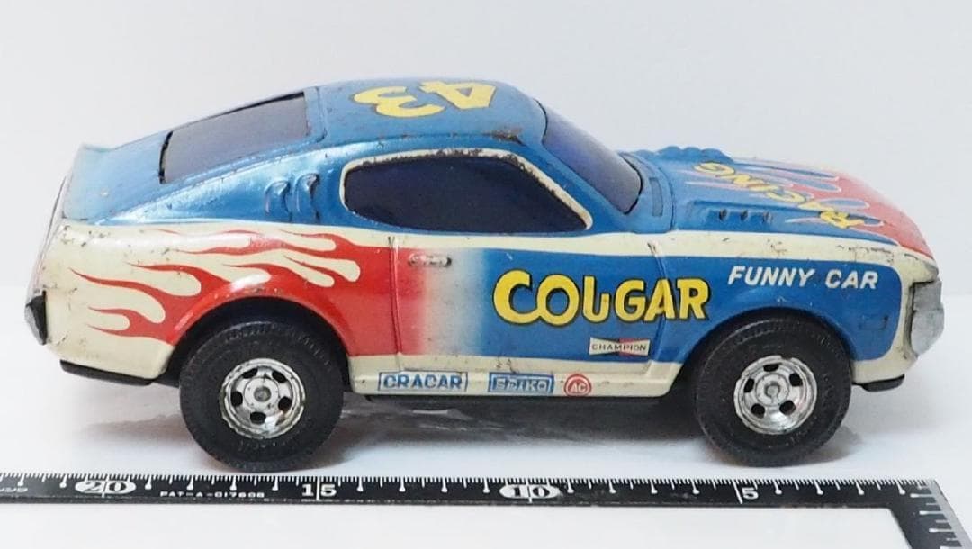 米澤【トヨタ セリカ レーシング フリクション 】当時物ブリキ製 自動車【箱無】