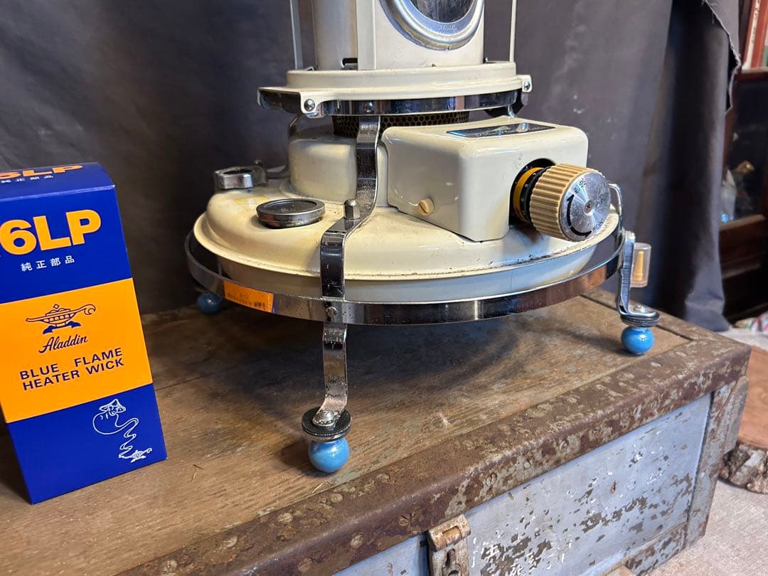 【送料無料】アラジンストーブ ヴィンテージ レトロ ブルーフレーム