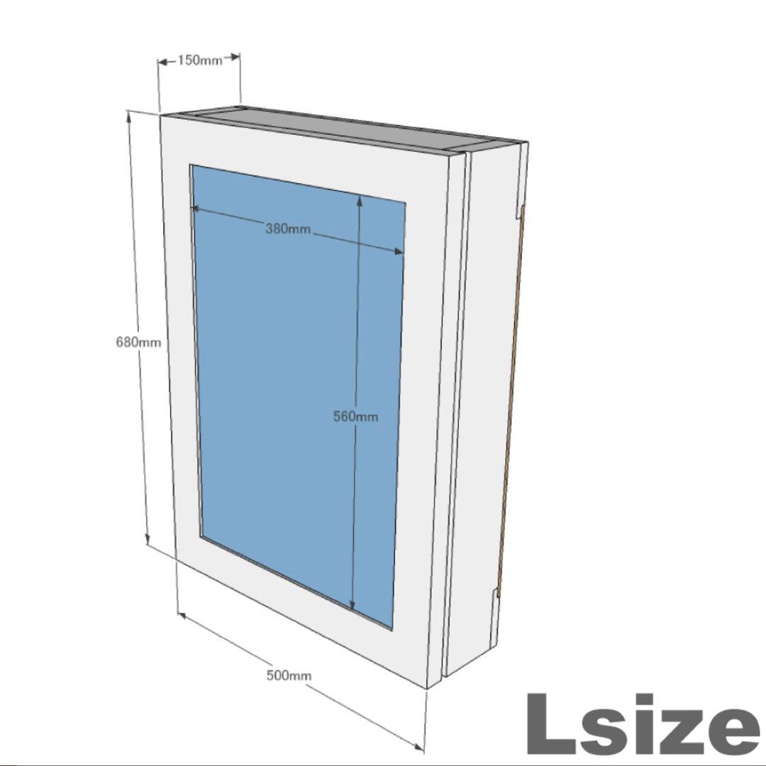 old ashiba 古材　ミラー　収納　鏡　ヴィンテージ