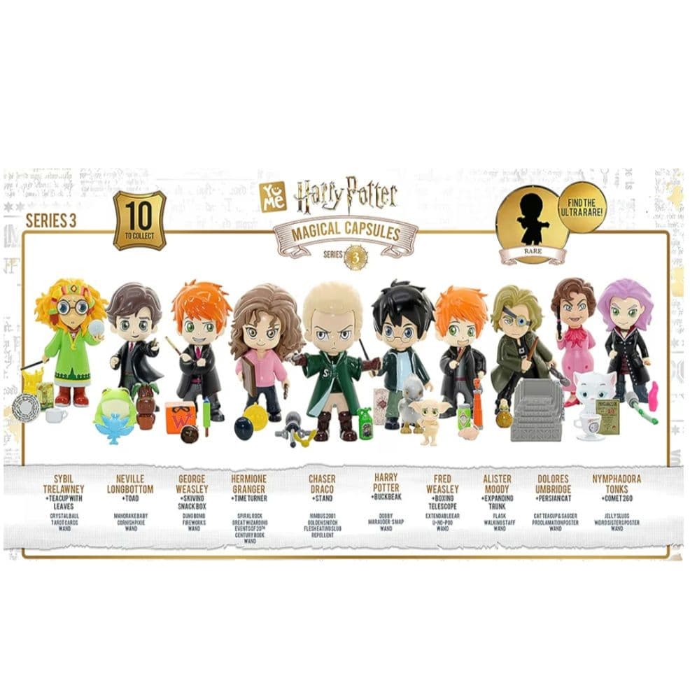 ハリーポッター マジカル カプセル 4個 シリーズ3 限定フィギュア 人形