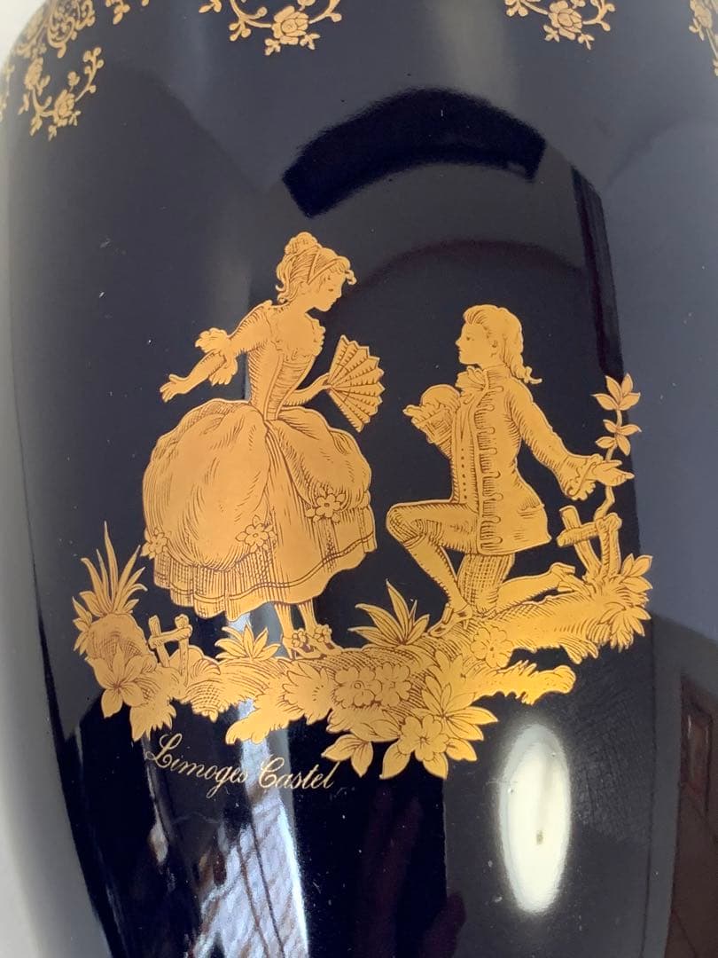 《美品》《送料無料》⭐︎LIMOGES CASTEL フランス製　22金　花瓶♪⭐︎