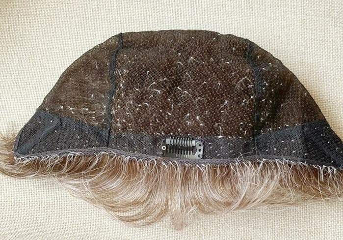 ハイネット　ナチュラルクイーン　人毛MIX　ハーフウィッグ　ライトブラウン