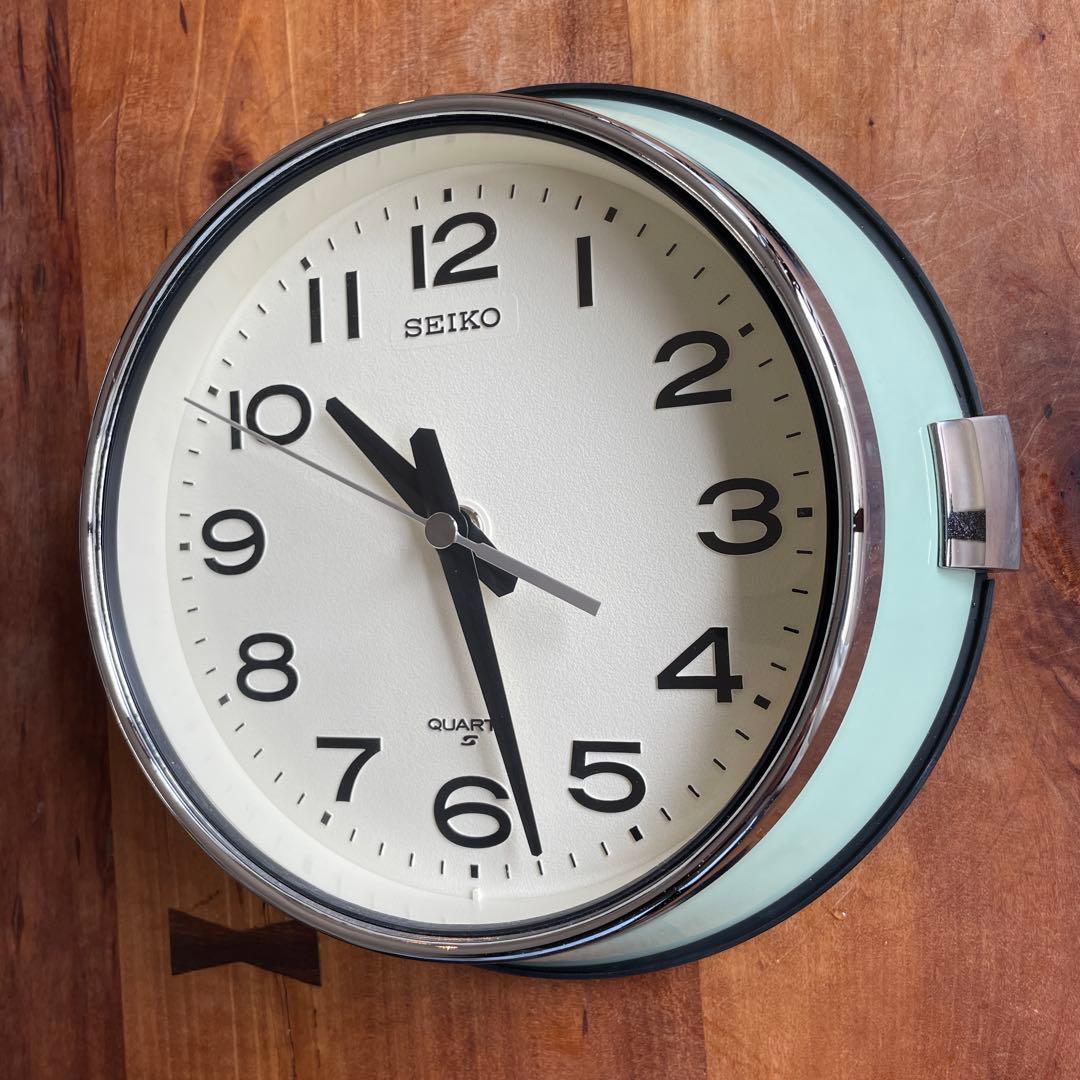 SEIKO クォーツ時計 KS474M セイコー 掛け時計 船舶時計