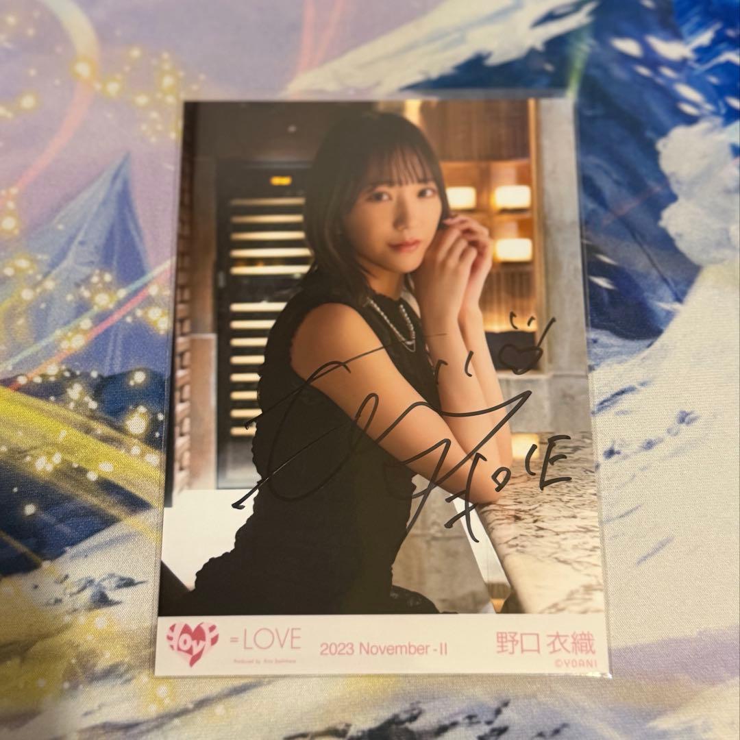 イコラブ 野口衣織 直筆 ラストノートしか知らない mv チュウ - メルカリ