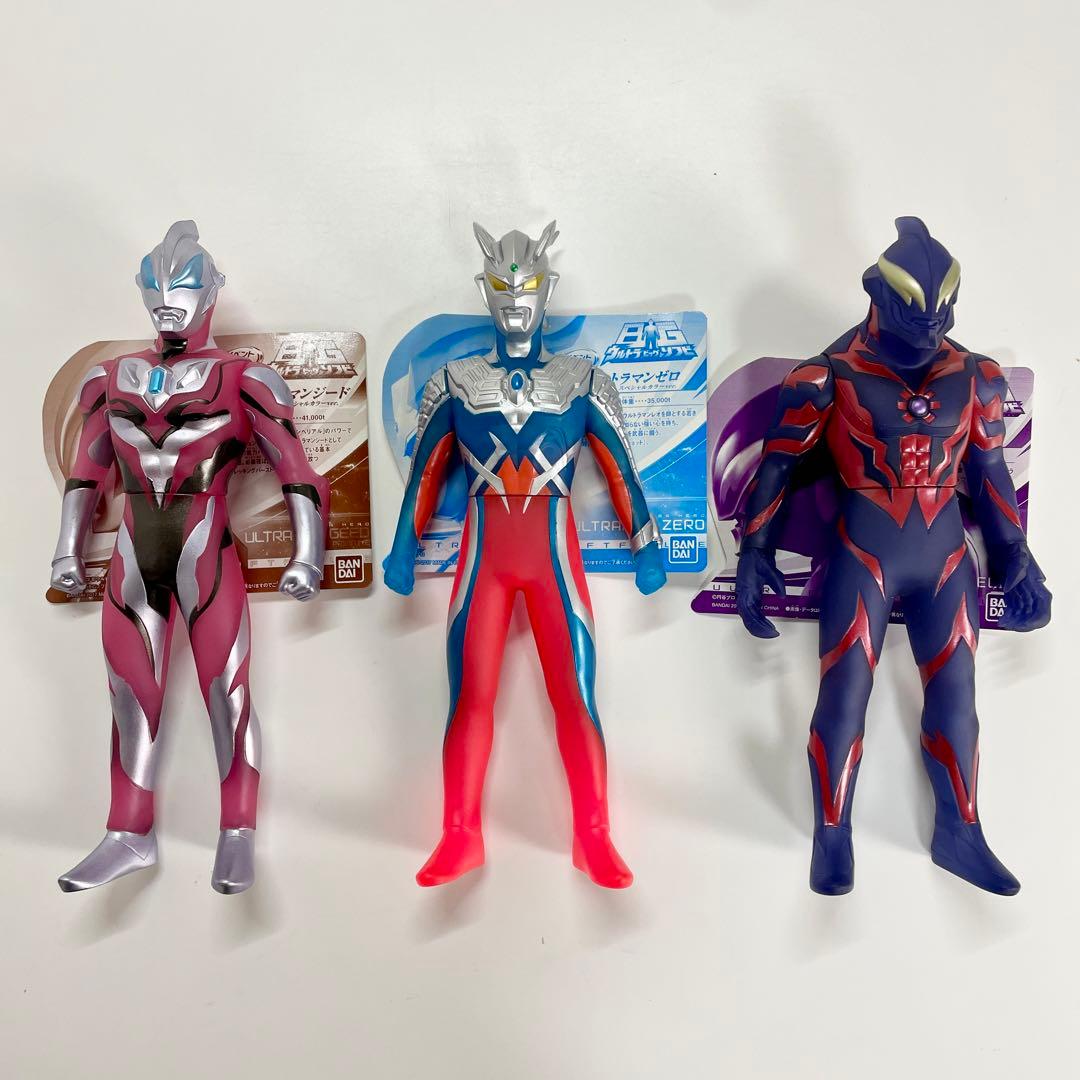 ウルトラマンゼロジードベリアルタグ付き限定BIGソフビフィギュア