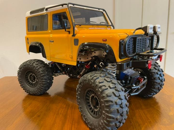 タミヤ CR-01 ディフェンダー LED フル装備 4ws仕様