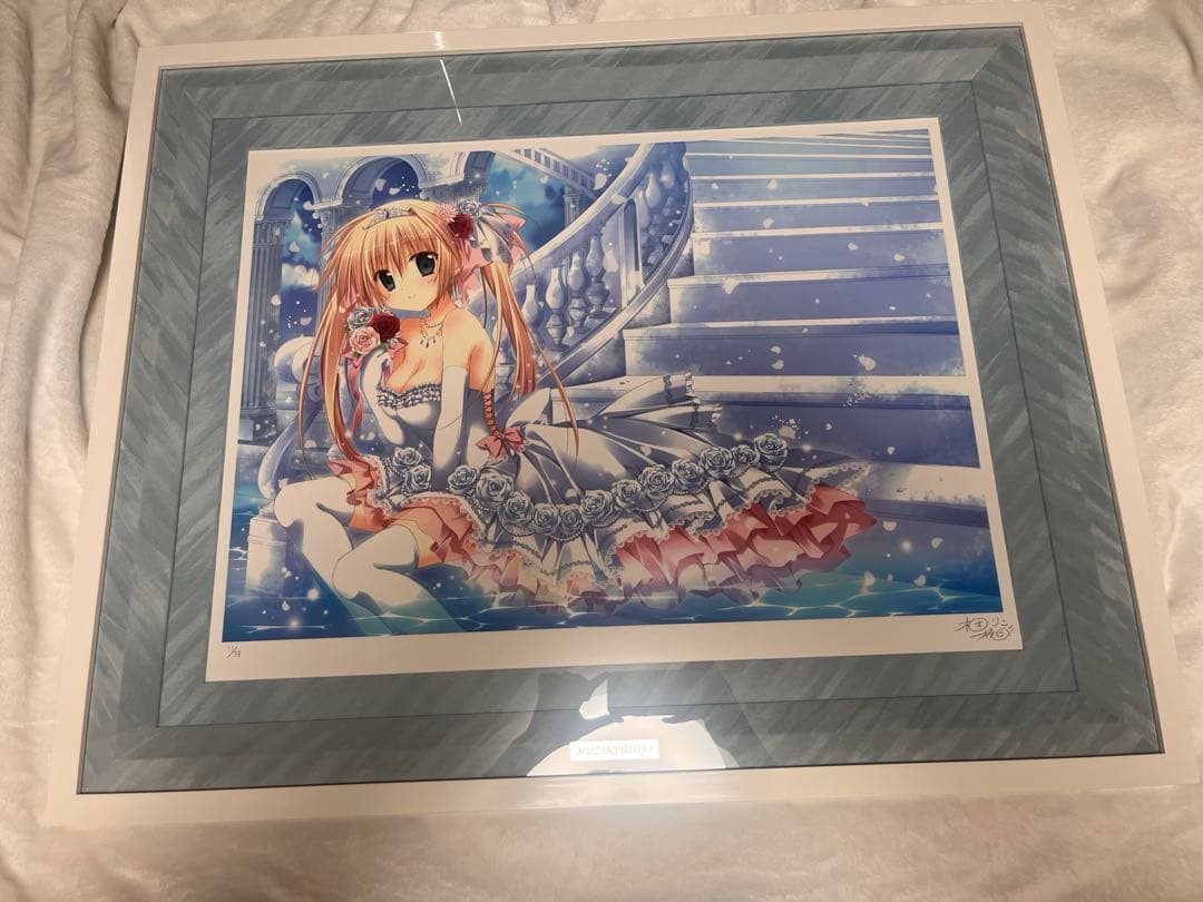 さくらの雲 スカアレットの恋 梱枝りこ 描き下ろし複製サイン入り色紙