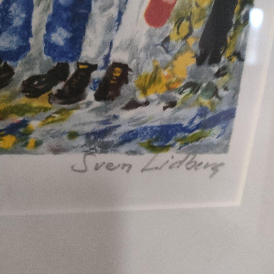 Sven Lidberg リトグラフ スウェーデン画家
