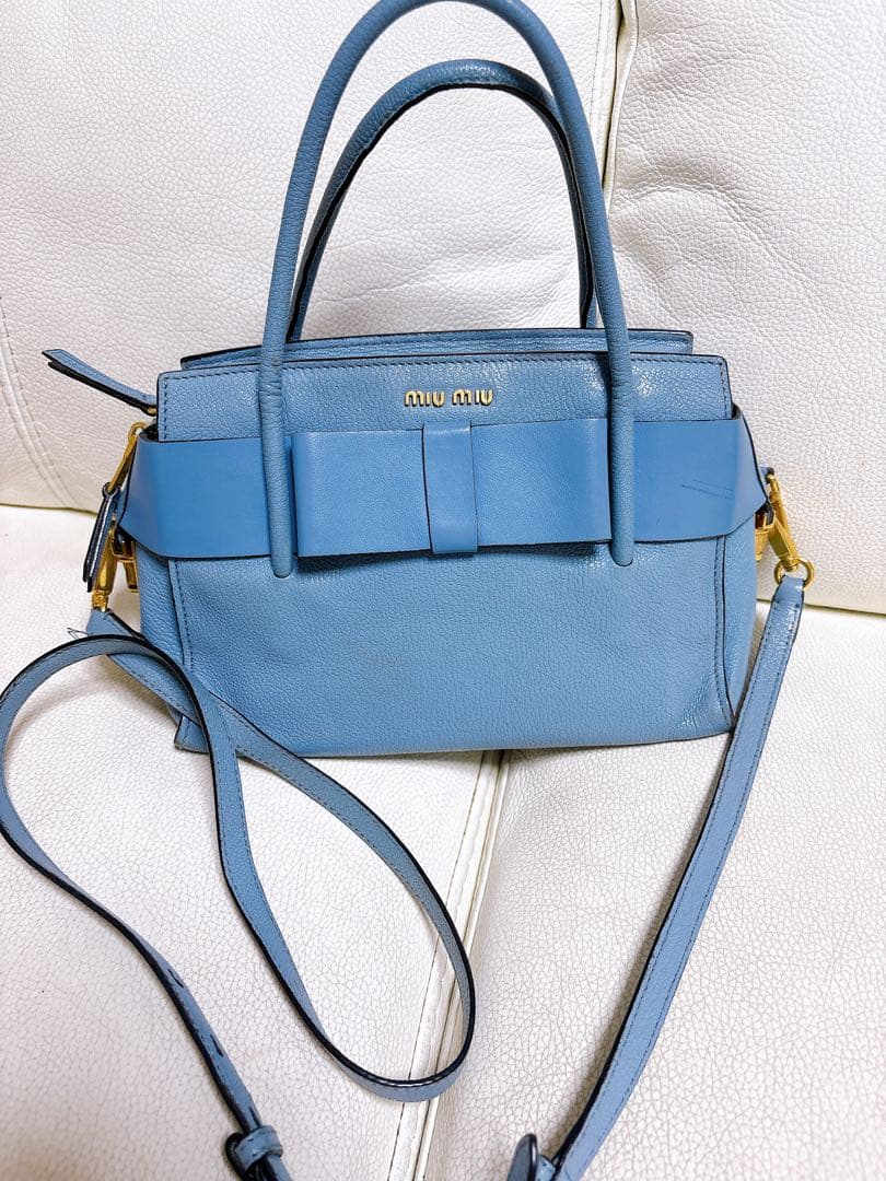 miumiu ミュウミュウ マドラス フィオッコ 2way ショルダーバッグ