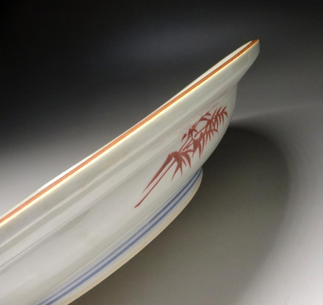 九谷焼 太田俊英 造 賢人紋 大皿 幅約32cm 青手九谷 f031314 - メルカリ