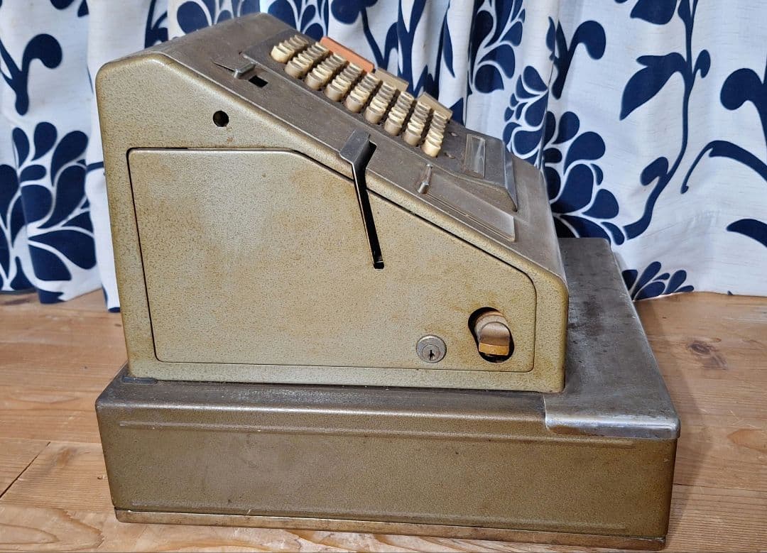 ビンテージ レジスター 日本製 グレー キング工業 インダストリアル