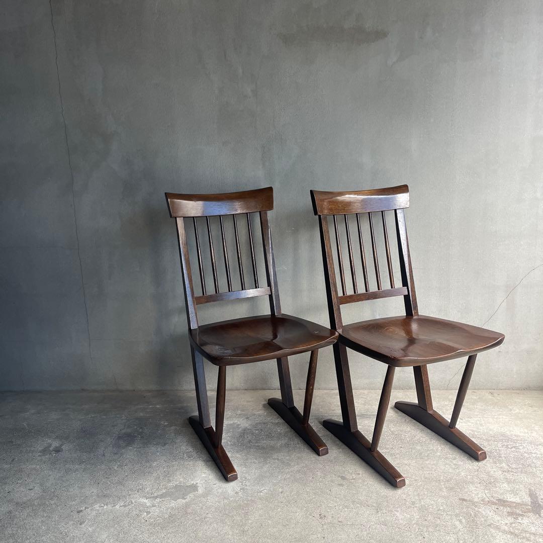 廃盤 希少オールドヴィンテージ柏木工ダイニングチェア