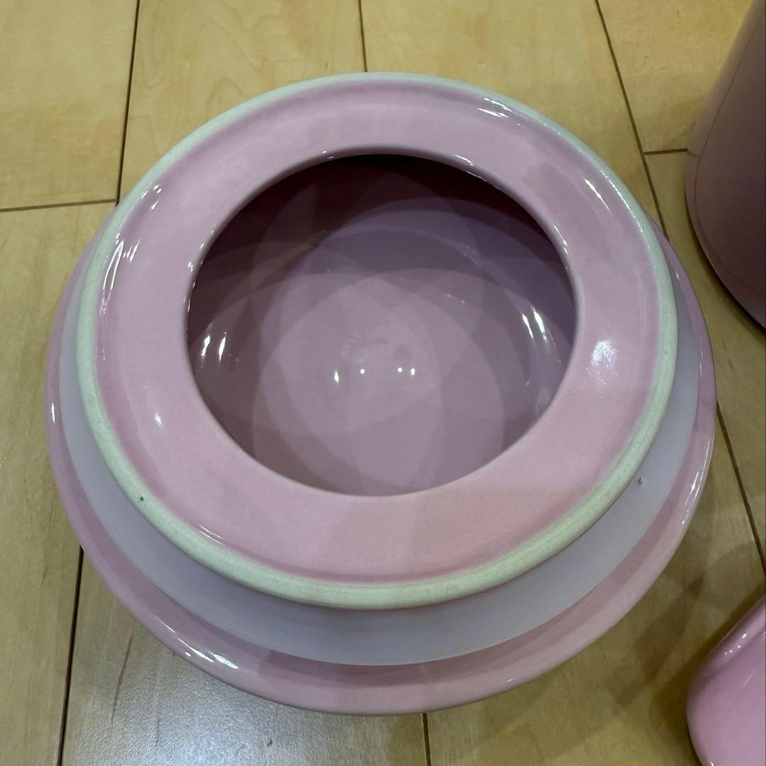 ル・クルーゼ 犬用フードコンテナ スコップセット ペットフード