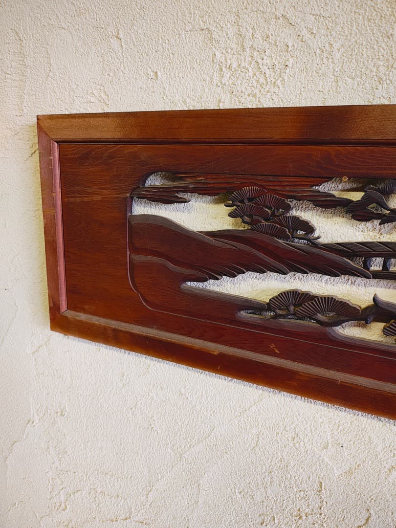 欄間1 古道具 ビンテージ 和建築 店舗什器 M0187