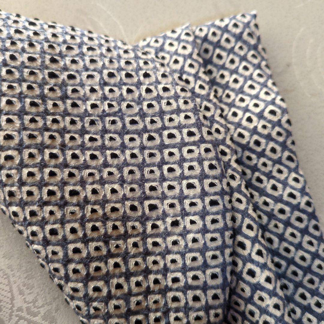 七五三３歳正絹総絞り手縫いの被布（ブルーグレー）中綿無し