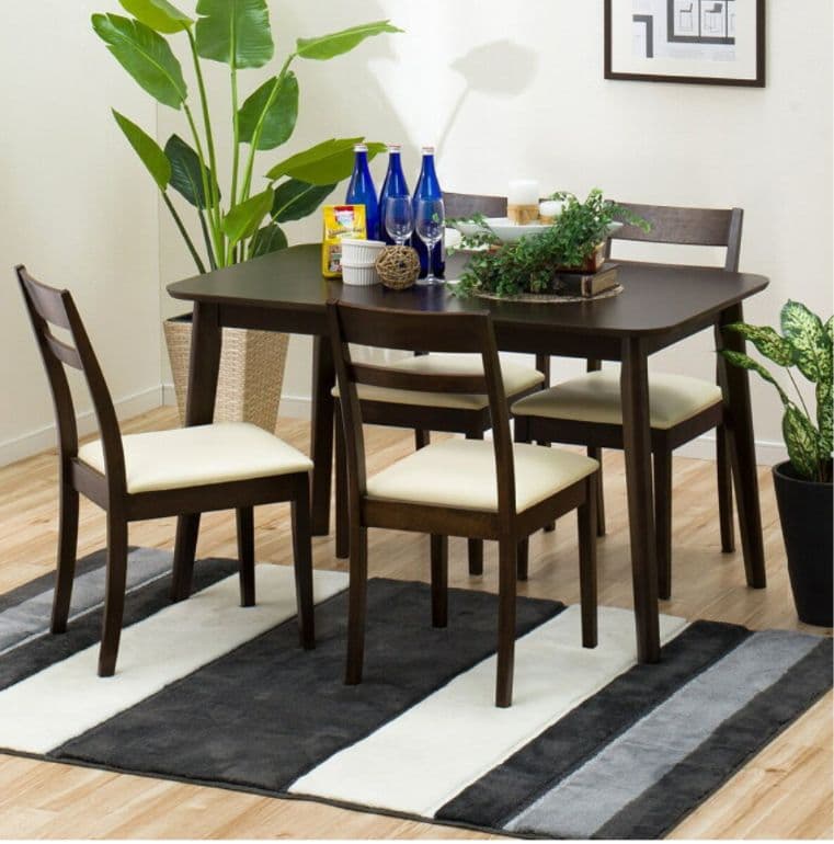 [幅120cm〜150cm] ダイニングテーブル (リベラルY 伸長式 DBR)