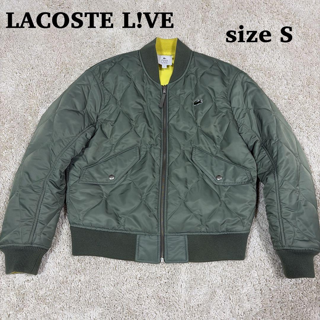 LACOSTE ラコステ MA-1リバーシブルジャケット ネイビー／オレンジ M