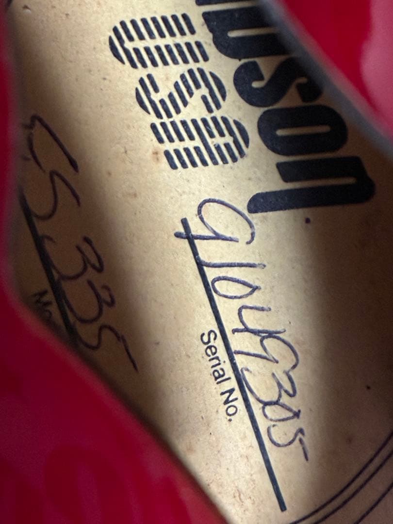 ⭐️Gibson ES-335 DOT チェリーレッド