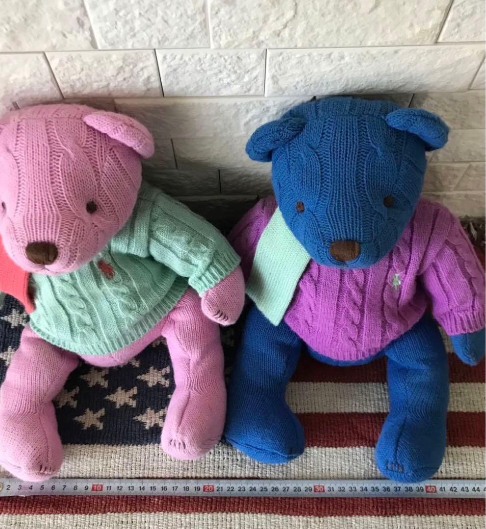 ラルフローレン ベア人形 2体セット POLO BEAR 2004 ヴィンテージ