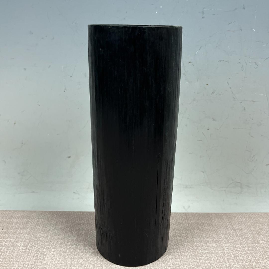 43『淡々斎好写 宝珠籠花入』 平安竹宝斎系統 共箱 落とし