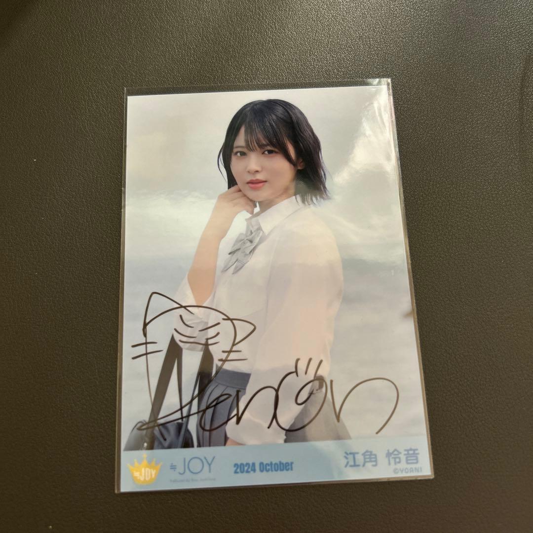 江角怜音 直筆チェキ