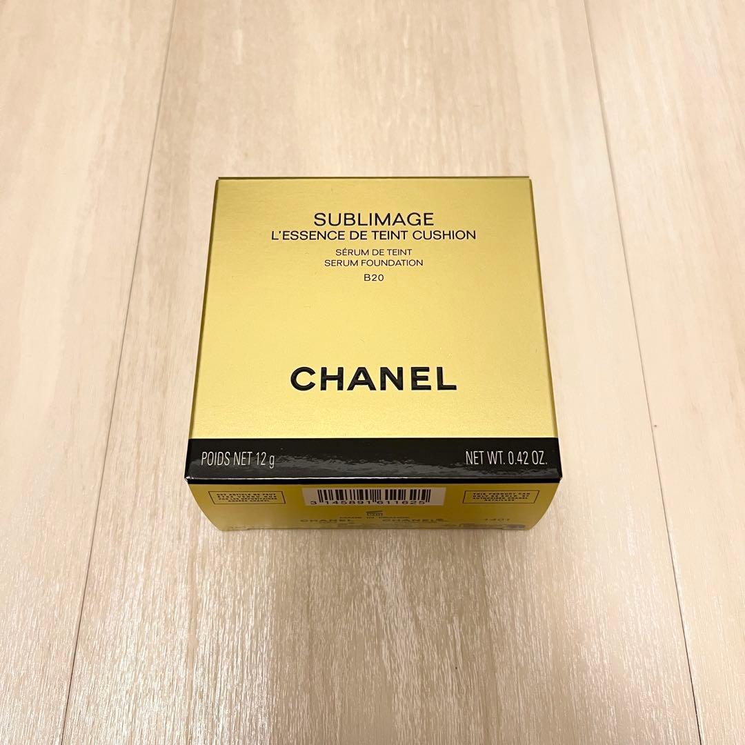 新品未開封 シャネル サブリマージュ レサンス ドゥ タン クッション B20