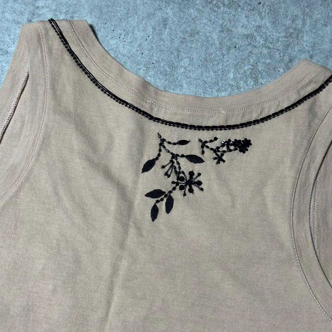 Christian Dior ビーズ タンクトップ Galliano期36