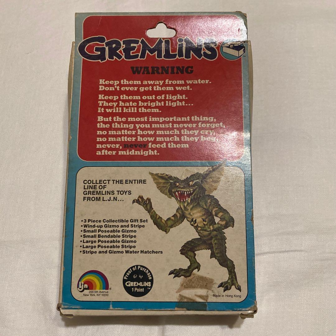 1984年ヴィンテージ　LJN社製 オリジナル　グレムリン ギズモ フィギュア