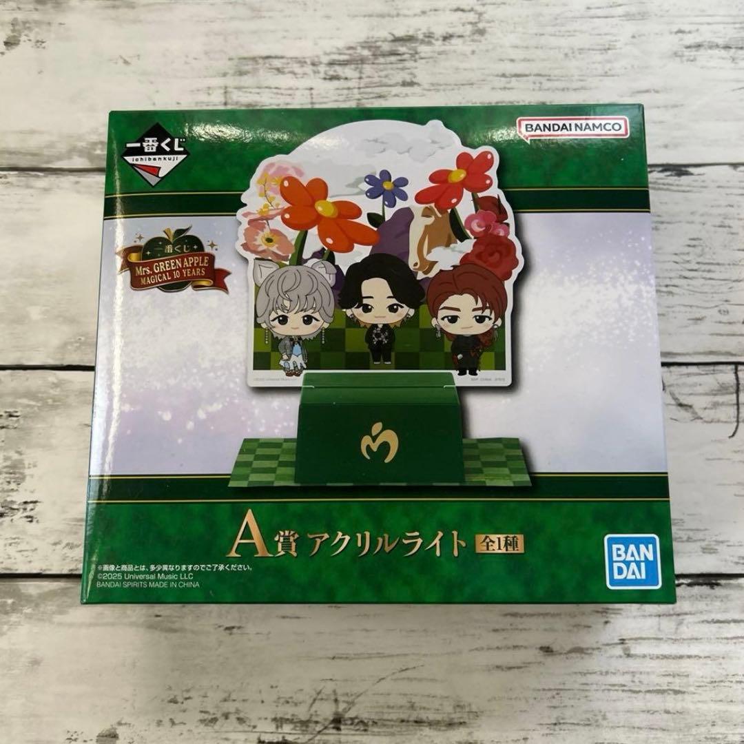 ミセスグリーンアップル ミセス 一番くじ A賞 アクリルライト 大森元貴