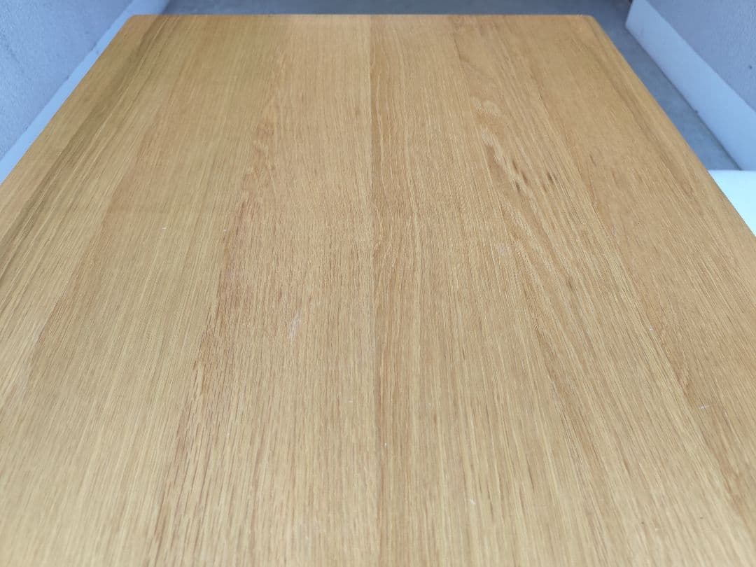 【送料込み】無印　リビングでもダイニングでも使えるテーブル2オーク材【美品】