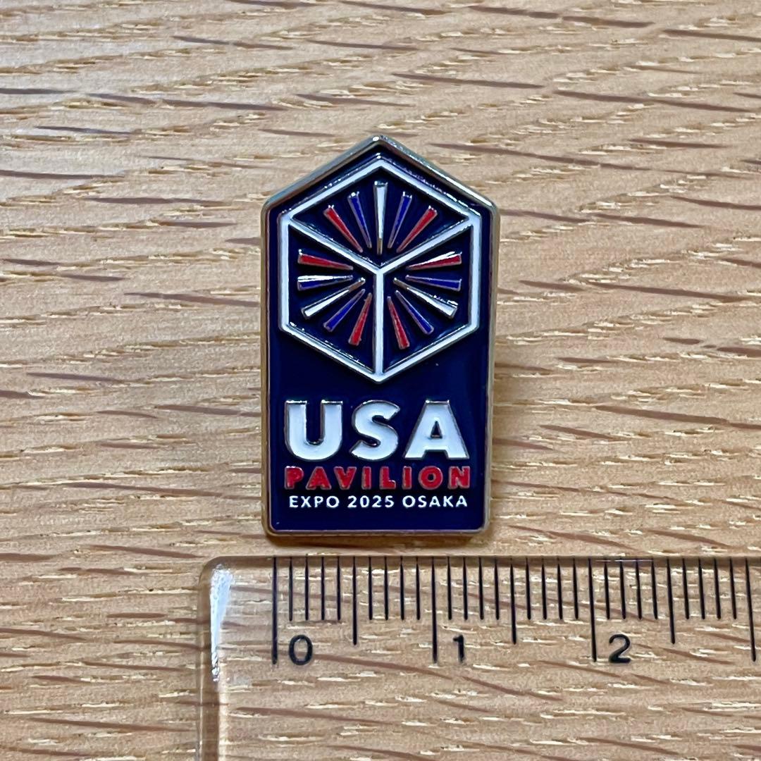 万博 アメリカパビリオン 記念ピンバッジ 2025