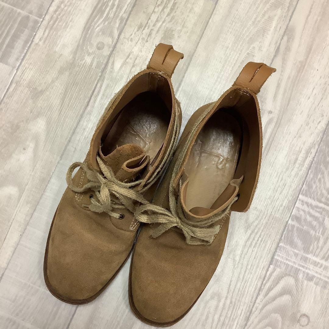 【希少】中田商店製 大日本帝国編上靴 裏革仕様 実際サイズ25.0~26.5cm