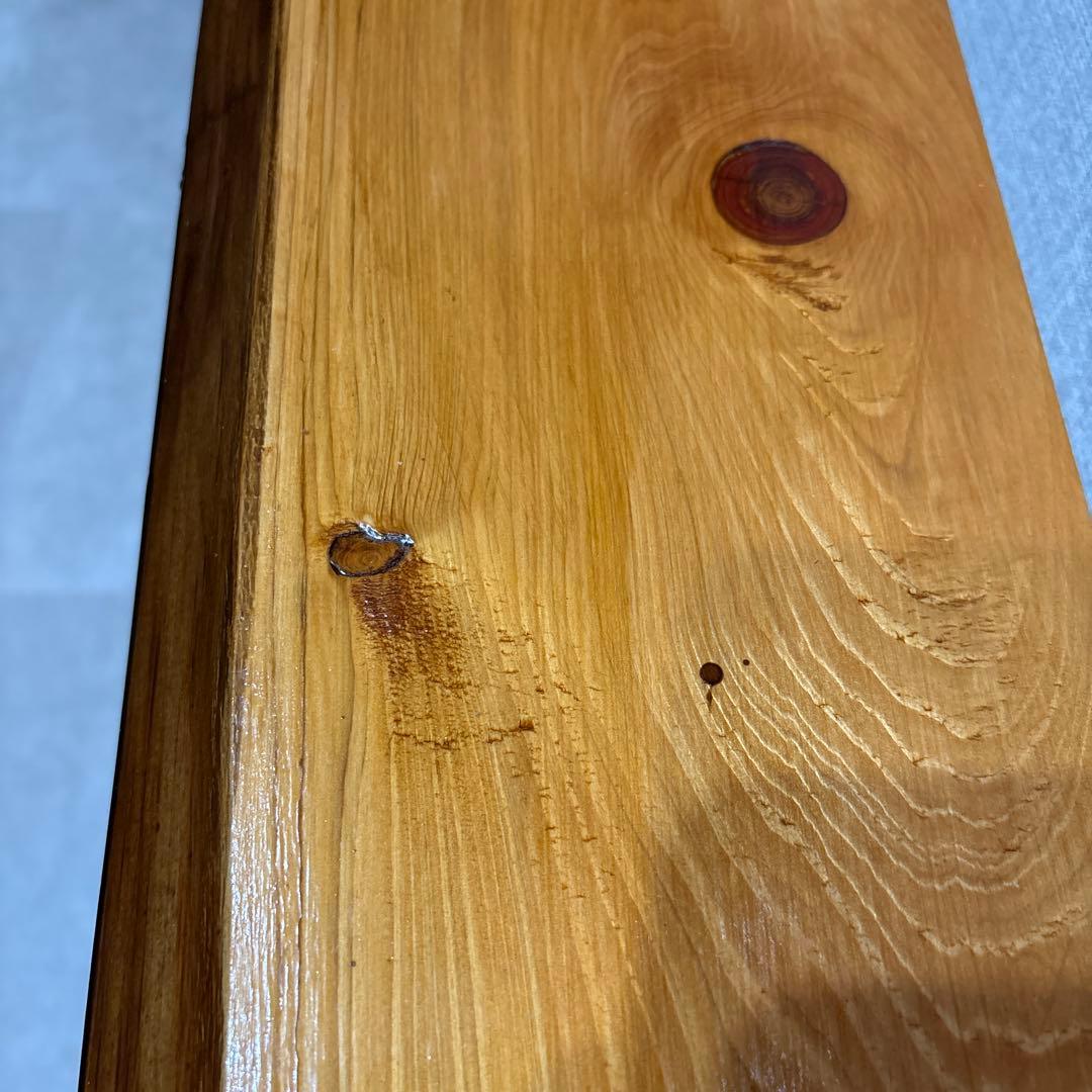 無垢材カウンターテーブルor棚