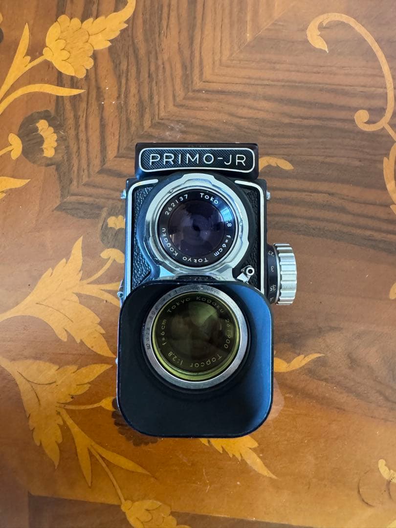 希少・完動品】PRIMO-JR 二眼レフカメラ 東京光学 127フィルム付