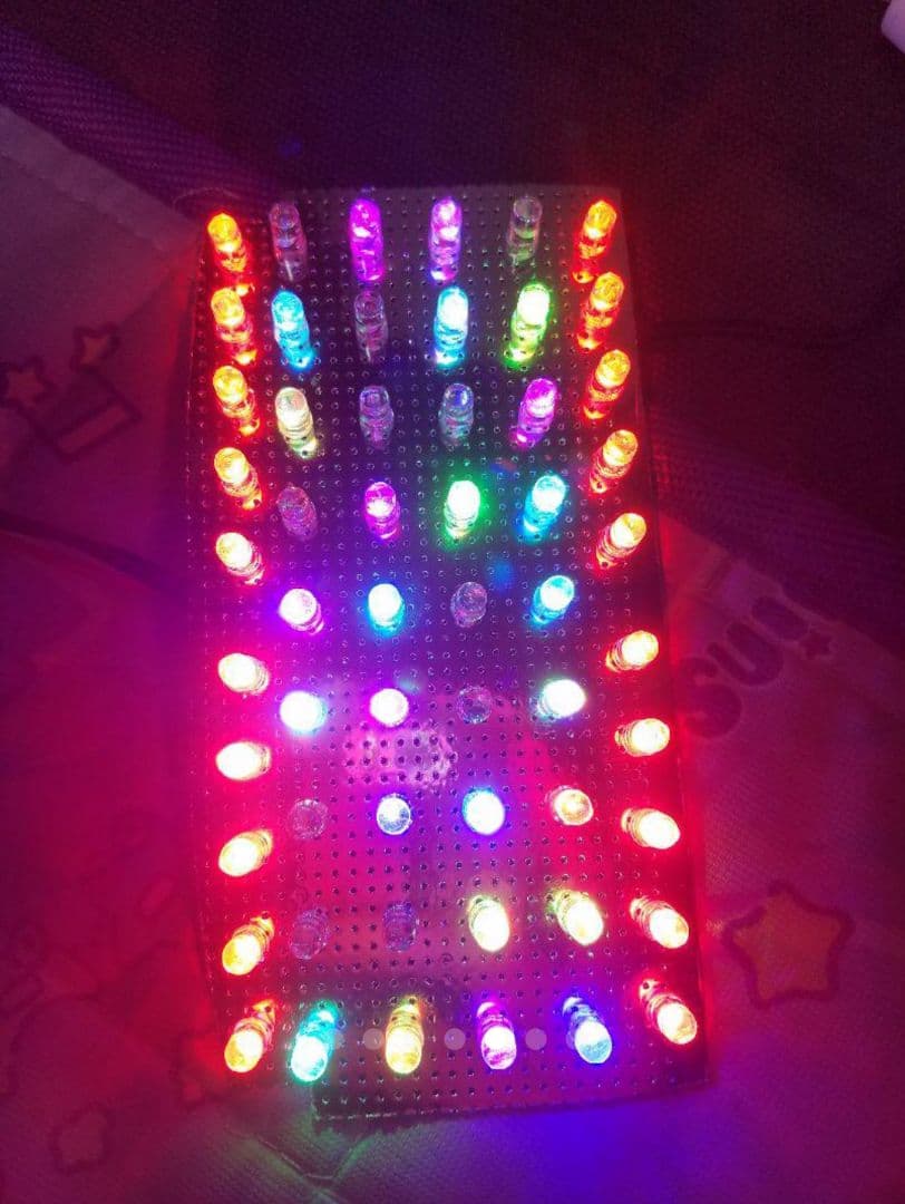 GS400 流れるようなLED くるくるテールランプレインボーRGB GS400