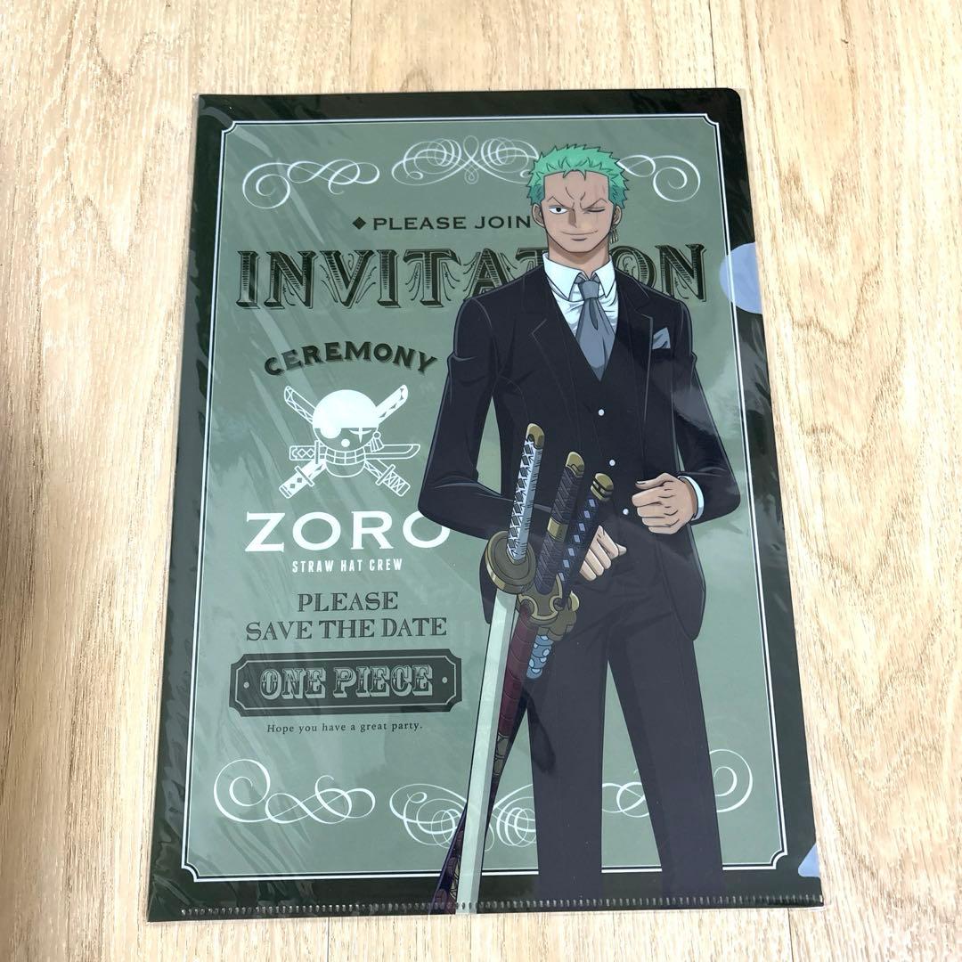 未開封　ONE PIECE タキシード　クリアファイルセット