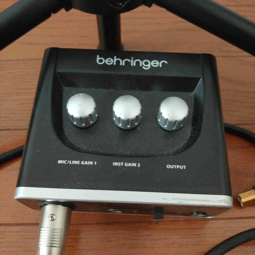Behringer コンデンサーマイクセット 卓上スタンド 配信セット
