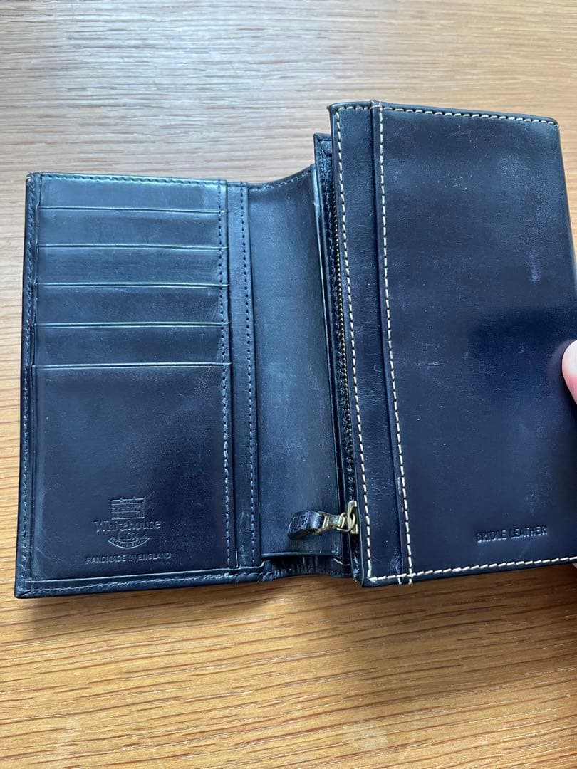 ホワイトハウスコックス WHITEHOUSE COX 長財布ブライドルレザー