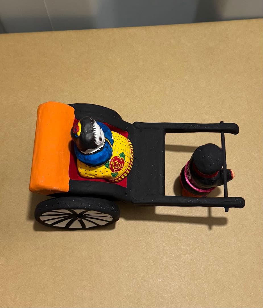 長門張子 南蛮婦人 車夫 人力車 張子 民芸品 郷土玩具 - メルカリ