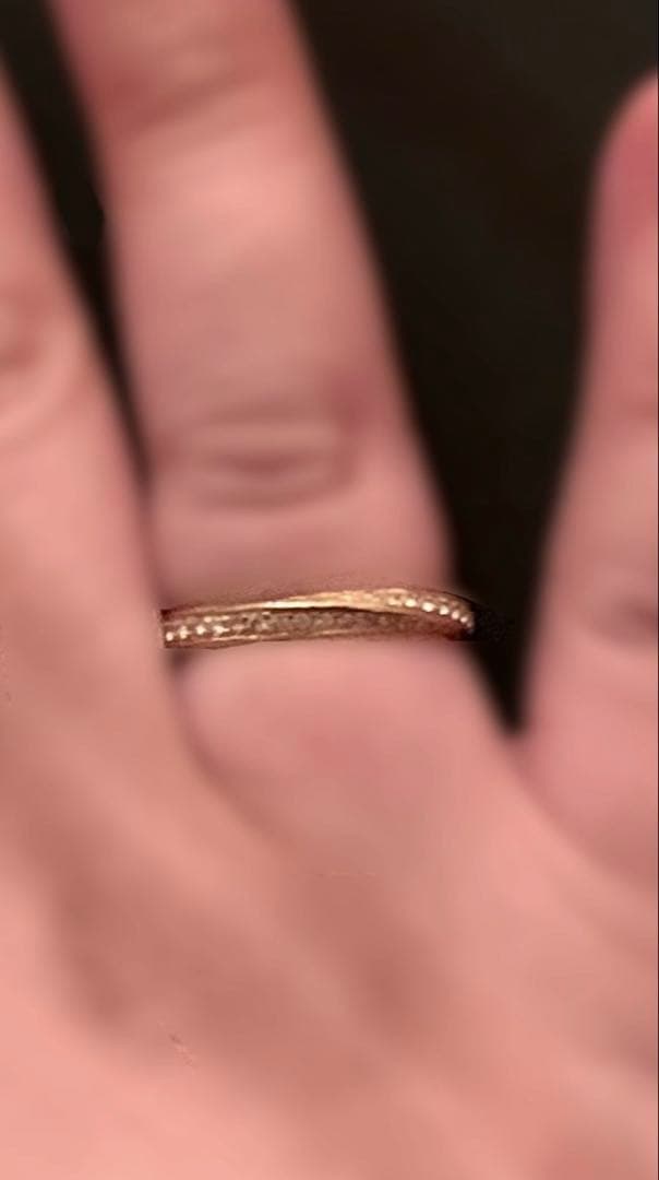 スタージュエリー　フォーエバーループ　フルダイヤモンド　K18イエローゴールド