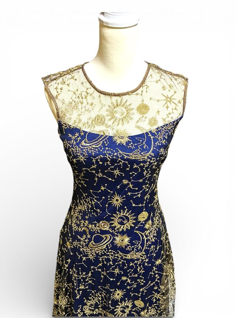 【美品】タダシショージ　TADASHI SHOJI カクテルドレス　Mサイズ