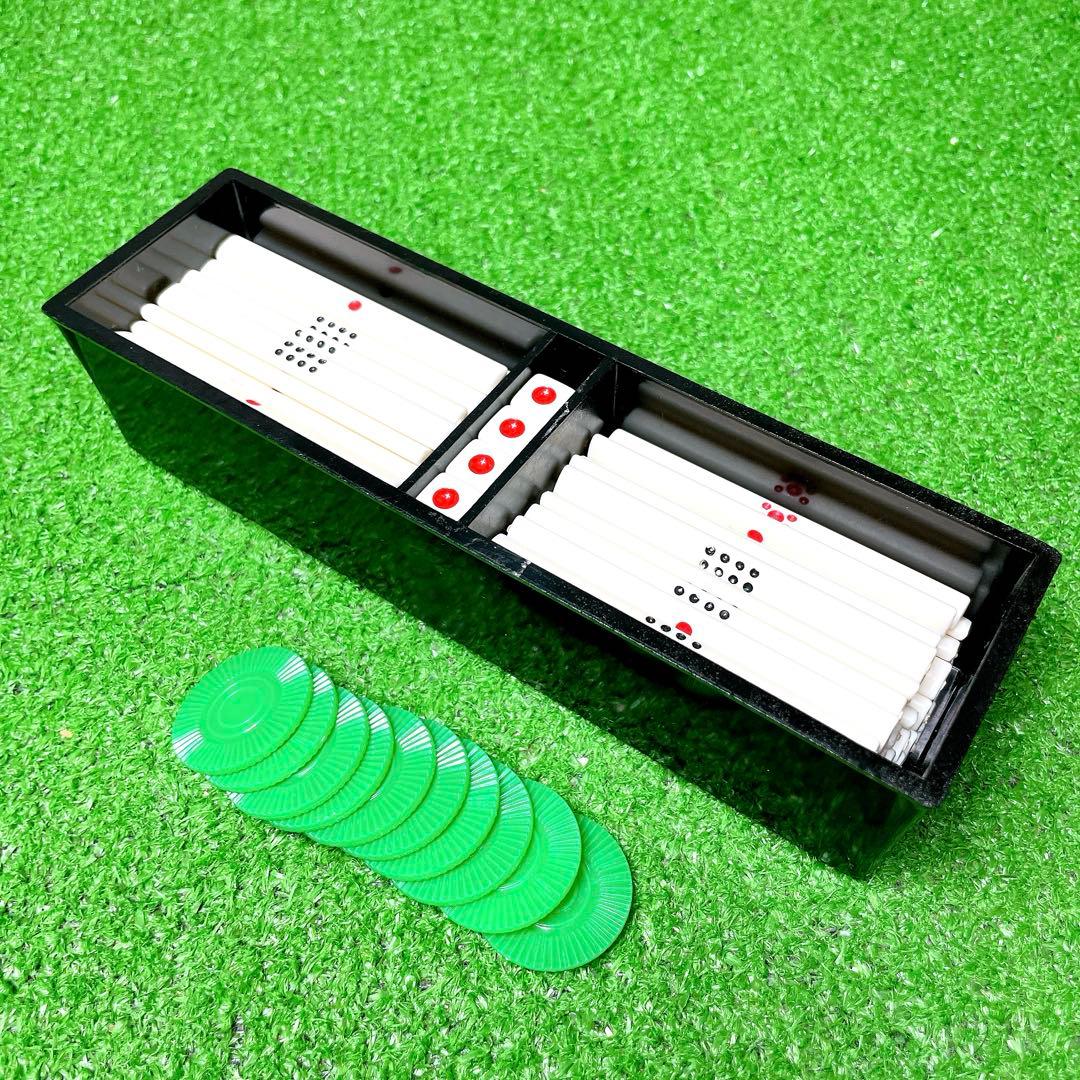 希少！美品！TAKARA 麻雀牌　背あずき色　クラウン印