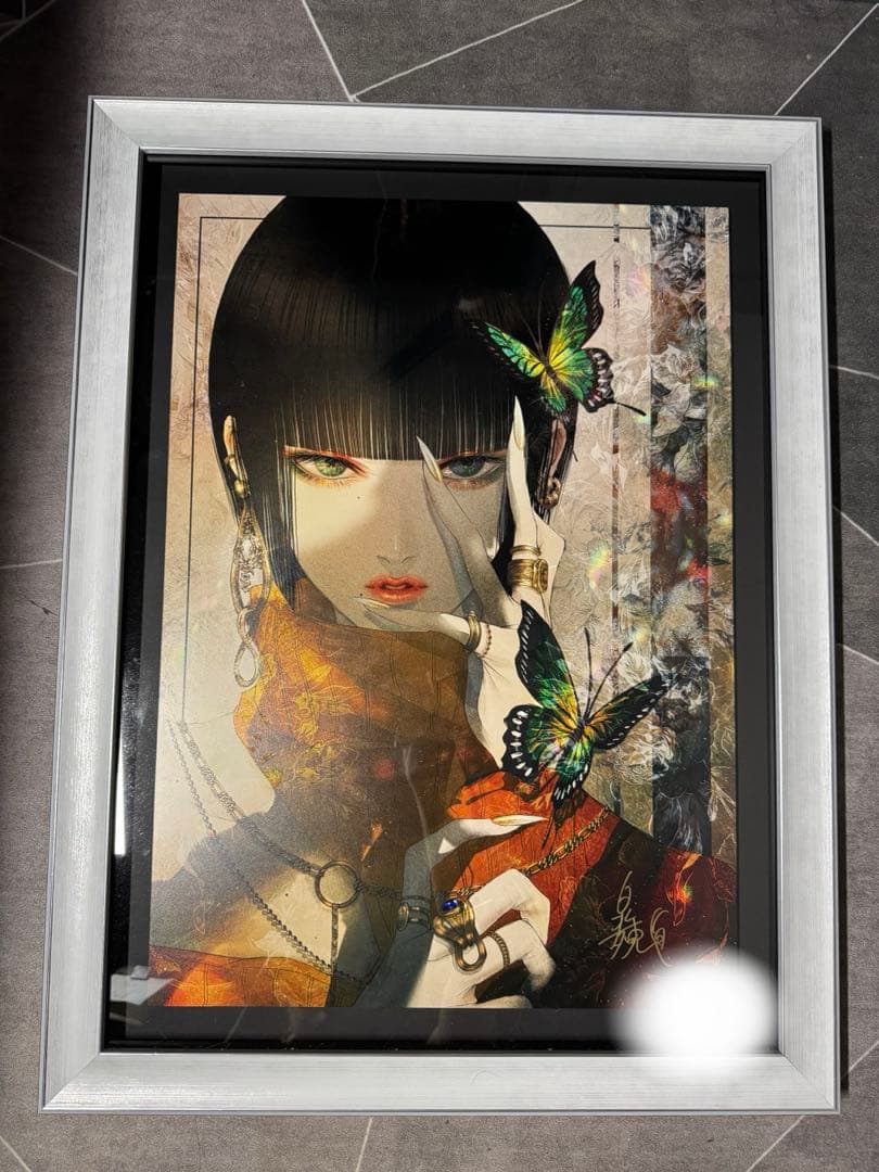 皐月恵 SWALLOWTAIL BUTTERFLY 版画