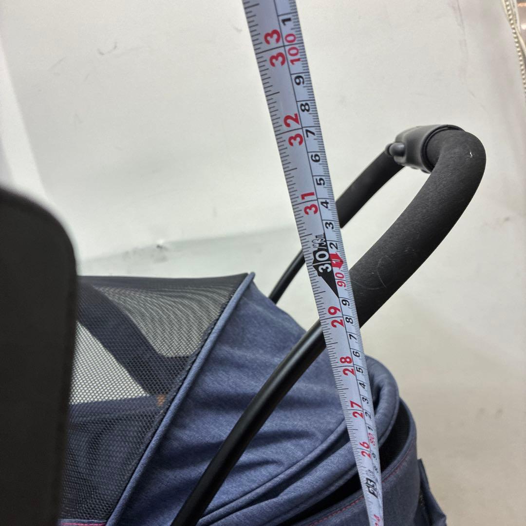 ネイビー ペットカート メッシュ窓付き - メルカリ