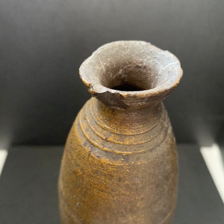 古備前 室町〜桃山 桃山時代後期 備前焼 徳利 酒筒 一輪挿し 酒器 花瓶