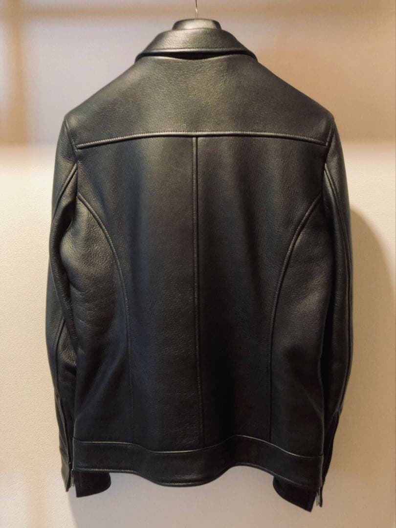 junhashimoto ジュンハシモト ZIP LEATHER SHIRTS junhashimoto ジュン